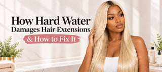 How Hard Water Damages Hair Extensions & How to Fix It