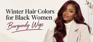 Winter Hair Colors for Black Women Burgundy Wigs
