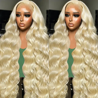 13x4 613 Honey Blonde Transparent Lace Front Wig Human Hair Brazilian Body Wave | CLJHair