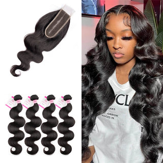 4 Bundles with 2x6 Closure Hair Deal - Free Fast Delivery | CLJHair