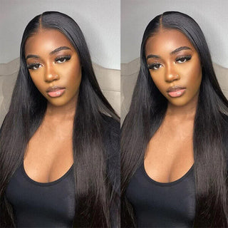 Unprocessed 4 Straight Human Hair Bundles With 13x4 Frontal | CLJHair