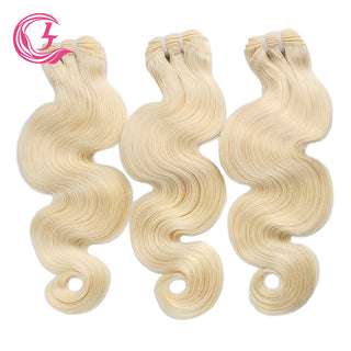 613 Honey Blonde body wave Virgin Human wavy hair bundles Deals | CLJHair