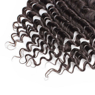 Wholesale Raw Deep Wave Human Hair Bundles And Lace Frontal | CLJHair