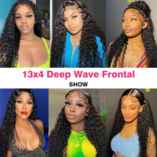 Wholesale Raw Deep Wave Human Hair Bundles And Lace Frontal | CLJHair