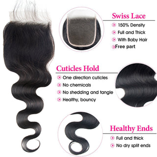 Raw Hair Body Wave Bundles With Closure Wholesale Package | CLJHair