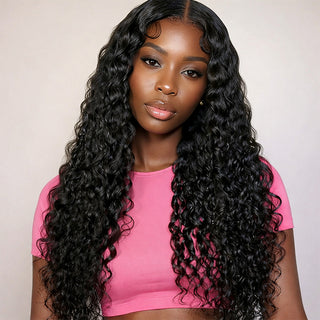 Wholesale Raw Deep Wave Bundles With Unprocessed Human Hair Closure | CLJHair