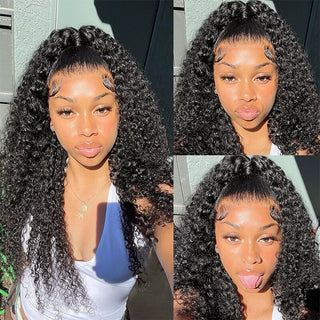 Wear Go Jerry Curly 13x4 Hd Lace Front Glueless Wigs Pre Cut Lace with Natural Hairline | CLJHair