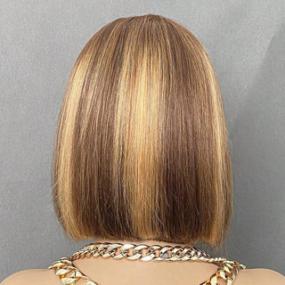 Best Quality 4x4 Transparent Closure Lace Bob Straight Color Wigs  | CLJHAIR