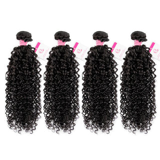 Virgin Brazilian Curly Hair 4 Bundles Deals For Black Women | CLJHair