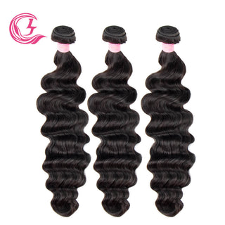 Virgin Loose Deep Brazilian Hair For Sale 3 Bundles Near Me | CLJHair