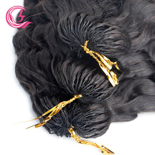 1B# Natural Color Deep Wave Crochet Hair | CLJHair