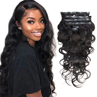 100 Human Hair Body Wave Seamless Clip In Hair Extensions | CLJHair