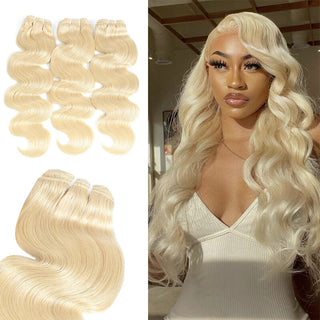 Wholesales Brazilian Body Wave Color Blonde 613 Human Hair Weave | CLJHair