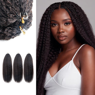 Kinky Straight Crotcheting Hair Styles For Ladies | CLJHair