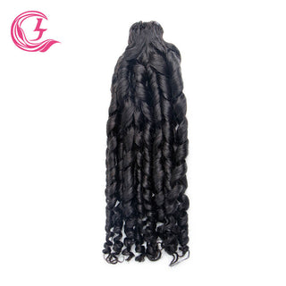 Spiral Curly Feather Human Crochet Hair Near Me | CLJHair