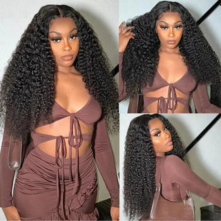 Cheap Real Jerry Curly Hair Bundles With Frontal Human Hair | CLJHair
