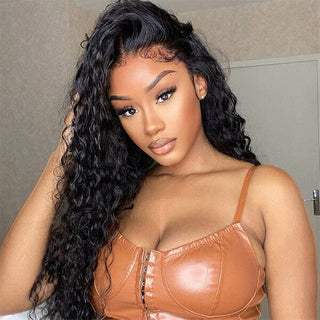 4C Edges 13X4 Human Hair Deep Wave Free Part Wig With Hd Lace | CLJHair