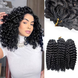 Deep Curly Crochet Hair Extensions | CLJHair