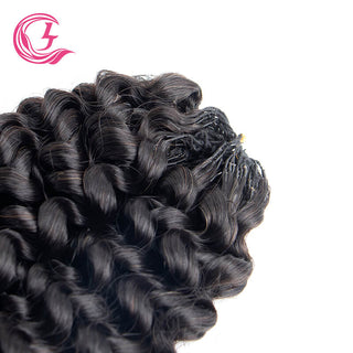 Deep Curly Crochet Hair Extensions | CLJHair