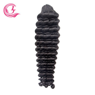 1B# Natural Color Deep Wave Crochet Hair | CLJHair