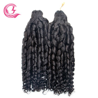 Spiral Curly Feather Human Crochet Hair Near Me | CLJHair