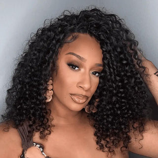 Spiral Curly Feather Human Crochet Hair Near Me | CLJHair