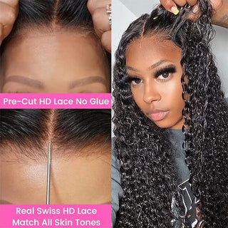 Curly Glueless 4X4 Hd Lace Closure Wig Styles For Women | CLJHair
