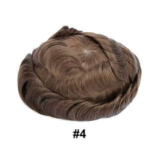 Fine Mono Mens Toupee | Hairpiece NPU Around Replacement System | CLJHair