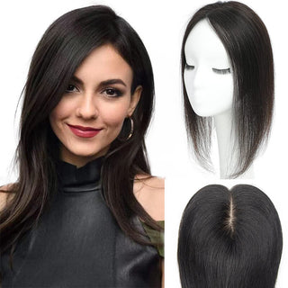 2.5X4"(7*10Cm) Best Silk Base Human Hair Topper | Hair Topper Salons Near Me | CLJHair