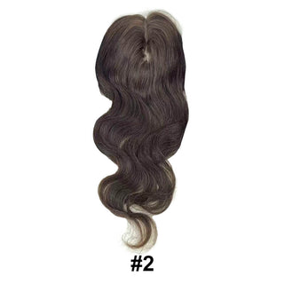 4.3X5"(11*13Cm) Silk Base Hair Topper For Thinning Crown Near Me | CLJHair