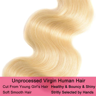 Wholesales Brazilian Body Wave Color Blonde 613 Human Hair Weave | CLJHair