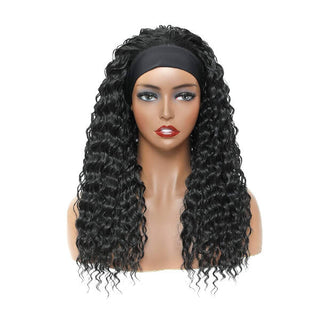 Deep Wave Headband Wig Natural Color Human Hair | CLJHair