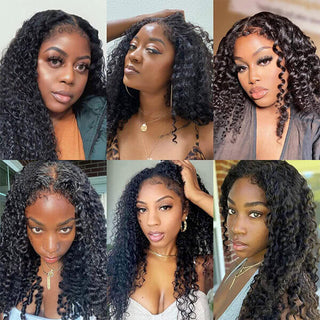 4C Edges Water Wave Human Hair 13X4 Hd Lace Front Wig | CLJHair