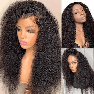 2024 Kinky Curly 13x4 Transparent Lace Frontal Human Hair Wig | CLJHair