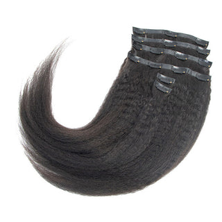 Good Quality Yaki Straight Seamless Clip In Hair Extensions | CLJHair