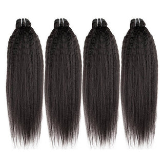 All Kinky Straight Virgin Hair 4 Bundle Deals | CLJHair