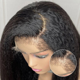 4C Edges 5X5 Hd Lace Kinky Straight Wig For Sale | CLJHair