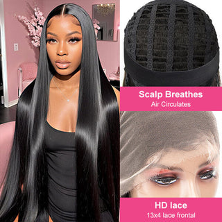 Best Breathable Cap 13X4 Hd Lace Wigs Human Hair Straight | CLJHair