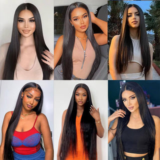 2x6 Straight Kim K Lace Closure Virgin Human Hair Middle Part | CLJHair