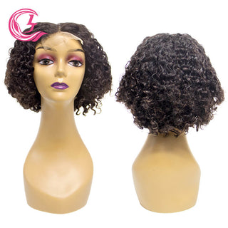 4x4 Transparent Closure Lace Water Wave Color Bob Wigs | CLJHAIR