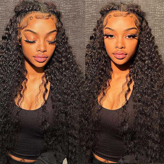 4C Edges Water Wave Human Hair 13X4 Hd Lace Front Wig | CLJHair