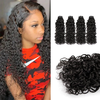 4 Water Wave Human Hair Weave Bundle Deals For Sale | CLJHair