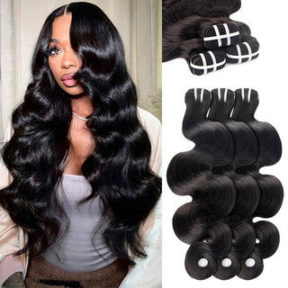 Wholesale Virgin super double drawn Body Wave Hair Bundles Deals | CLJHair