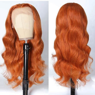 Body Wave Ginger Hair Color 13x4 Lace Front Wigs With Baby Hair | CLJHair