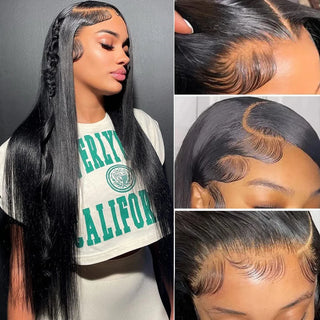 straight different ways to style a lace front wig